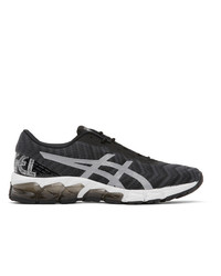 Asics Black And Grey Gel Quantum 180 5 Sneakers
