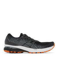 Asics Black And Grey Gt 2000 9 Knit Sneakers