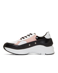 Paul Smith Black And Pink Explorer Sneakers