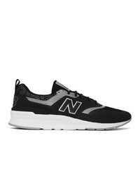 New Balance Black And Silver 997h Sneakers