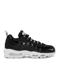 Nike Black And White Airmax 95 Premium Sneakers