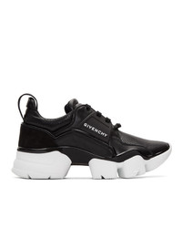 Givenchy Black And White Basse Jaw Sneakers