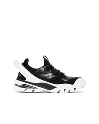 Calvin Klein 205W39nyc Black And White Carla Leather Sneakers