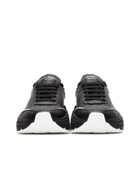 Dolce and Gabbana Black And White Daymaster Sneakers