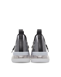 Valentino Black And White Garavani Cloudknit Air Sneakers