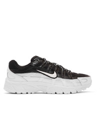 Nike Black And White P 6000 Sneakers