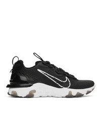 Nike Black And White React Vision Sneakers