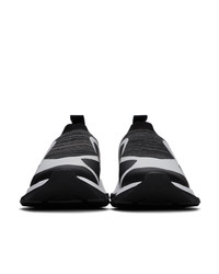 Givenchy Black And White Spectre Runner Sock Low Sneakers