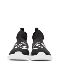 DSQUARED2 Black And White Speedster Sneakers
