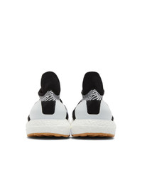 adidas by Stella McCartney Black And White Ultraboost 3ds Sneakers
