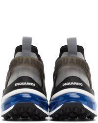 DSQUARED2 Black Bubble Sneakers