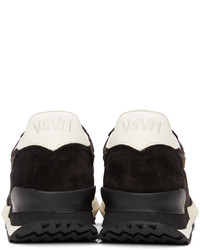 VISVIM Black Fkt Runner Sneakers