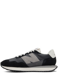New Balance Black Gray 237v1 Sneakers