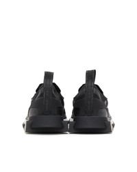 Dolce and Gabbana Black Mesh Sorrento Sneakers