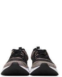 Nike Black Multicolor React Infinity Run Flyknit 2 Sneakers