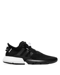 adidas Black Pod Knitted Low Top Sneakers