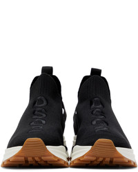 DSQUARED2 Black Run Ds2 Sock Sneakers