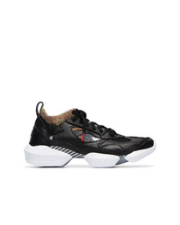 Reebok Black White And Multicoloured 3d Opus Sneakers