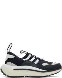 Y-3 Black White Qisan Cozy Sneakers