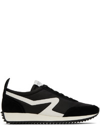rag & bone Black White Retro Runner Sneakers