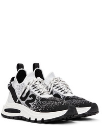 DSQUARED2 Black White Run Ds2 Sneakers