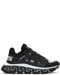 Versace Black White Trigreca Sneakers