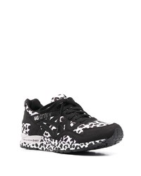 Comme Des Garcons SHIRT Comme Des Garons Shirt Leopard Print Lace Up Sneakers