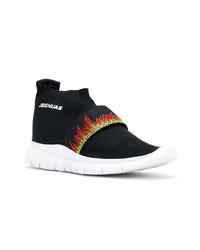 Joshua Sanders Embellished Flame Sneakers