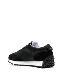Doucal's Leather Trim Low Top Sneakers
