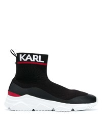 Karl Lagerfeld Logo Print High Sock Sneakers