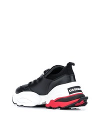 DSQUARED2 Logo Tab Lace Up Sneakers
