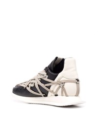 Rick Owens Megalace Runner High Top Sneakers