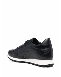 Roberto Cavalli Mirror Snake Low Top Sneakers