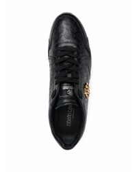 Roberto Cavalli Mirror Snake Low Top Sneakers