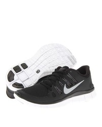 Nike Free 50 Running Shoes Blackdark Greywhitemetallic Silver