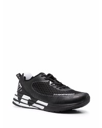 Ea7 Emporio Armani Panelled Lace Up Sneakers