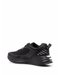 Ea7 Emporio Armani Panelled Lace Up Sneakers