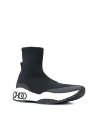 Jimmy Choo Raine Sock High Top Sneakers