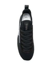 Tod's Ribbed Lace Up Sneakers