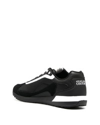 VERSACE JEANS COUTURE Suede Panel Low Top Sneakers