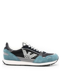 Emporio Armani Two Tone Low Top Trainers