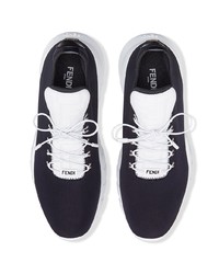 Fendi Two Toned Lace Up Sneakers