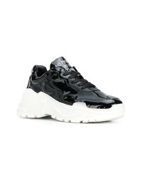 Philipp Plein Varnished Lace Up Sneakers