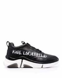 Karl Lagerfeld Venture Art Deco Leather Sneakers