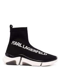 Karl Lagerfeld Venture Karl Knitted High Top Sneakers