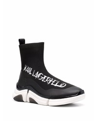 Karl Lagerfeld Venture Logo Print Sock Sneakers
