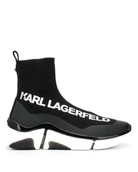 Karl Lagerfeld Venture Logo Sock Sneakers