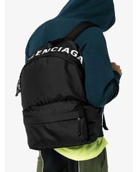 Balenciaga Black And White Wheel Backpack