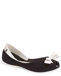 Black and White Ballerina Shoes