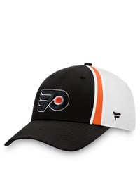 FANATICS Branded Blackwhite Philadelphia Flyers Prep Squad Flex Hat